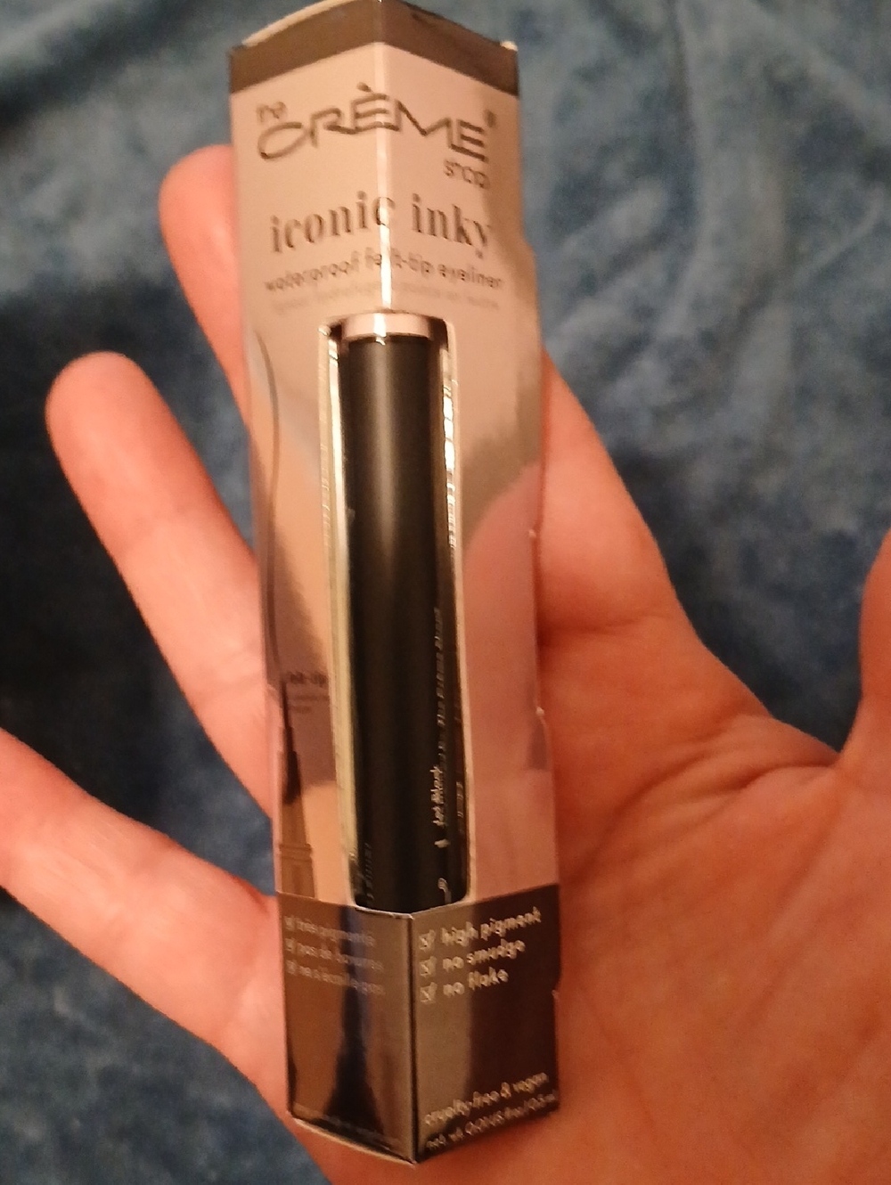 The Crème Shop Iconic Inky Waterproof Liquid Eyeliner - Black